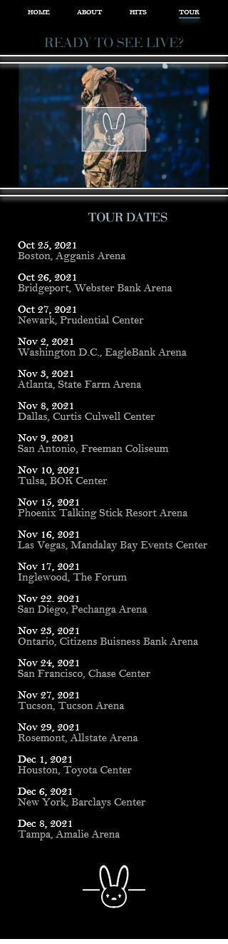 Tour Page for Mobile